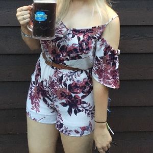 Sienna Sky Floral Romper